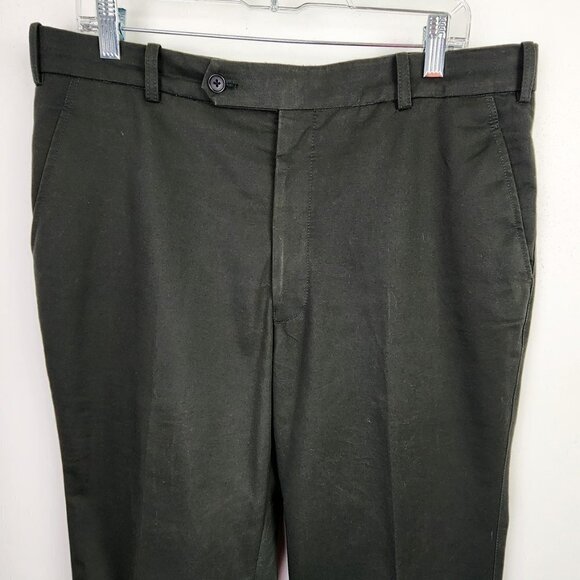 Harry Rosen Bespoke ZEGNA Sartorial Wool Dress Pants Wool Event Luxury Career - Picture 6 of 10